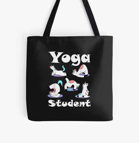 Yoga poses pattern Tote Bag for Sale by oksancia