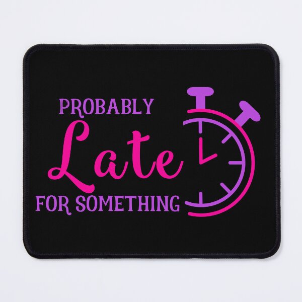 Item preview, Probably Late for Something in Pink and Purple designed and sold by Paulele.