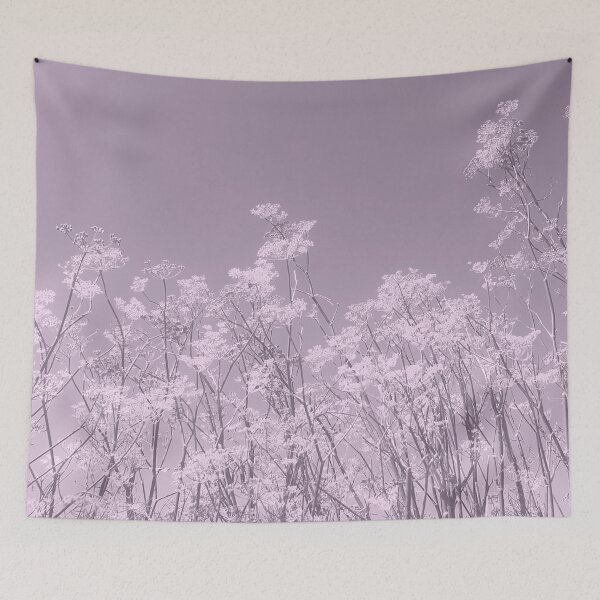 Item preview, Blooming Yarrow in Flower, Monochromatic Lilac Color Design designed and sold by CreateShape.