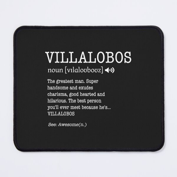 Item preview, Villalobos Funny Adult Men's Name Definition Personalized designed and sold by JeffreyMCombs.