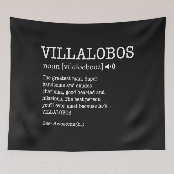 Item preview, Villalobos Funny Adult Men's Name Definition Personalized designed and sold by JeffreyMCombs.