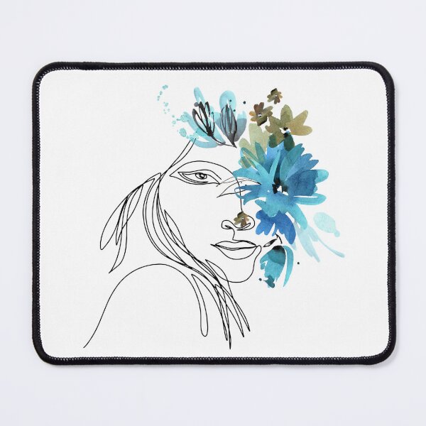 Item preview, Blue Flower Girl Design designed and sold by CreativNode.