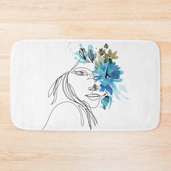 Item preview, Blue Flower Girl Design designed and sold by CreativNode.