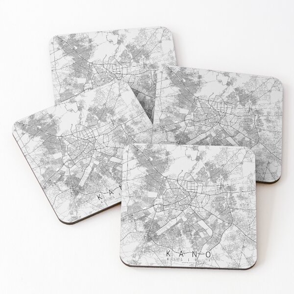 Item preview, Kano City Map of Nigeria - Light designed and sold by deMAP.