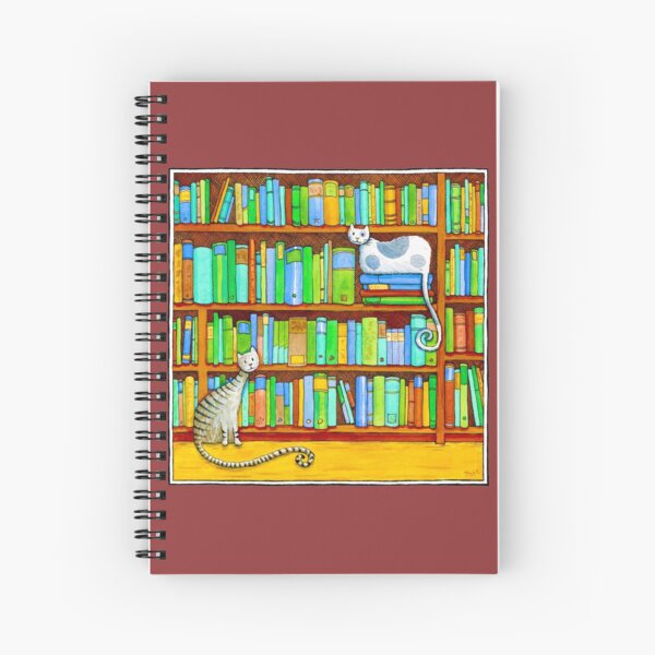 Literary Felines Spiral Notebook
