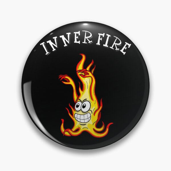 Item preview, Inner fire. Cartoon design of a fire character designed and sold by manu-moon.