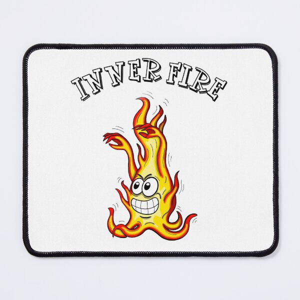 Item preview, Inner fire. Cartoon design of a fire character designed and sold by manu-moon.