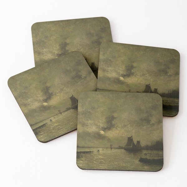 Item preview,  Seascape - Egide François Leemans designed and sold by Vintage Designs +.