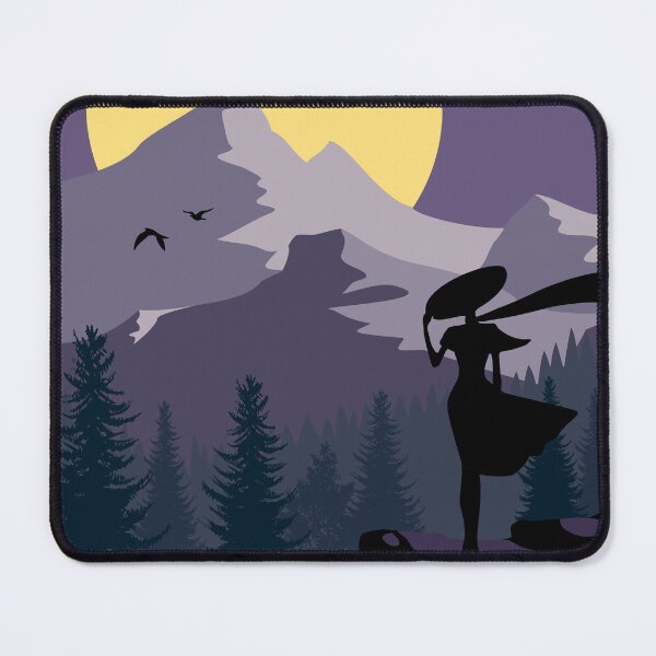 Item preview, Mountain Moon Plane & Woman Silhouette designed and sold by STUDIO-72.