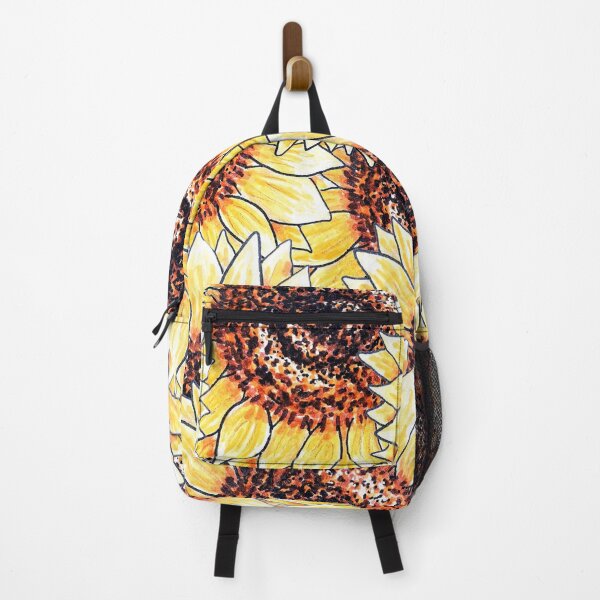 Item preview, Hand drawn sunflowers, seamless pattern designed and sold by Smetankinaart.
