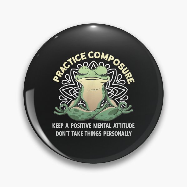 Item preview, Practice composure positiv mental attitude for yoga vintage designed and sold by virnmjan.