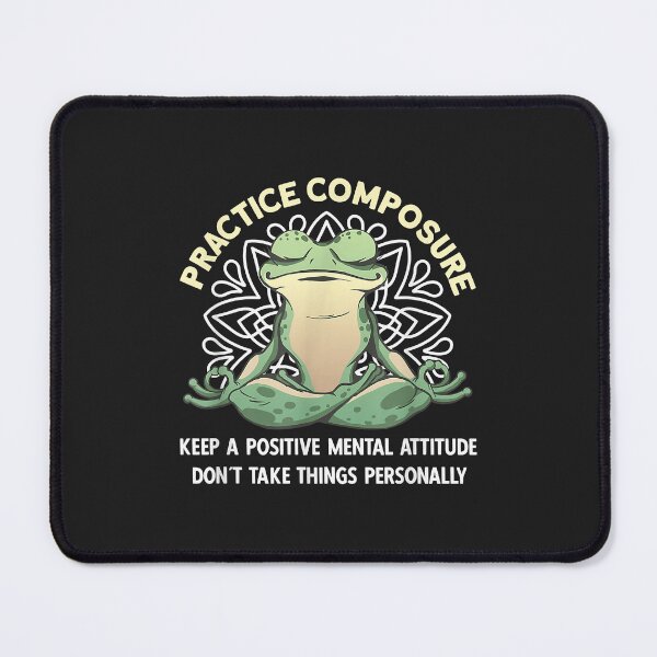 Item preview, Practice composure positiv mental attitude for yoga vintage designed and sold by virnmjan.