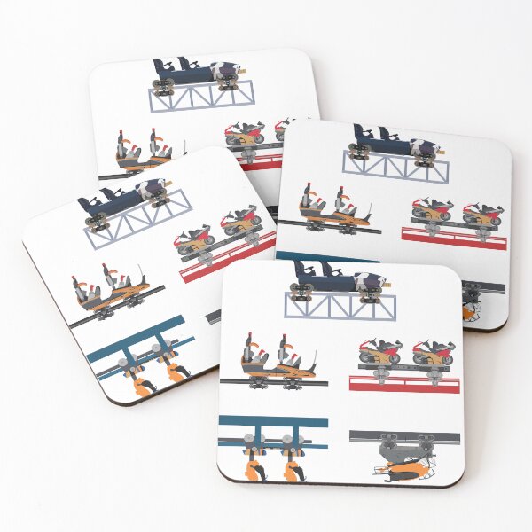 Item preview, Flamingo Land Coaster Cars Design - with Sik! designed and sold by CoasterMerch.