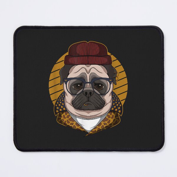 Item preview, pug dog cool vector illustration designed and sold by virnmjan.