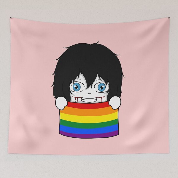 Item preview, creepypasta pride chibi jeff the killer designed and sold by EveryCuteThings.