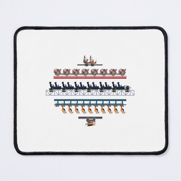 Item preview, Flamingo Land Coaster Trains Design - with Sik! designed and sold by CoasterMerch.