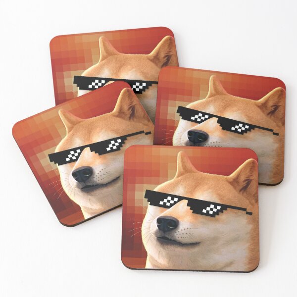 Item preview, Deal With It Doge designed and sold by MintyDoge.