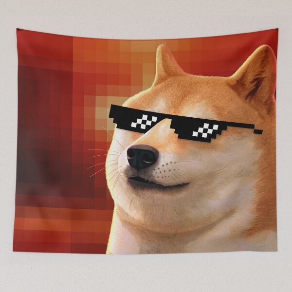Item preview, Deal With It Doge designed and sold by MintyDoge.