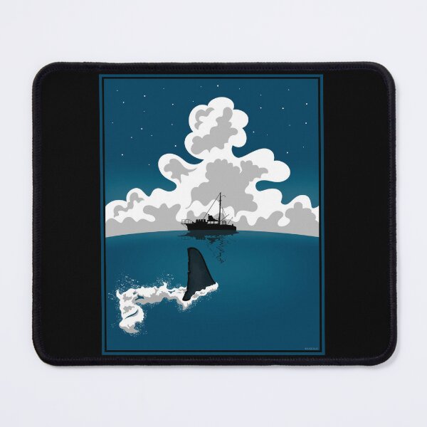 Salt Water Game Fish Fishing Ocean Compass Low Profile Thin Mouse Pad Mousepad