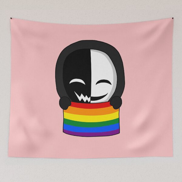 Item preview, creepypasta pride chibi kagekao designed and sold by EveryCuteThings.