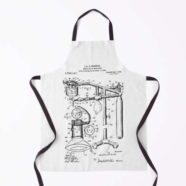Item preview, Anesthetic Machine Patent 1919, Medical Student Gift designed and sold by anodyle.