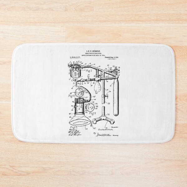 Item preview, Anesthetic Machine Patent 1919, Medical Student Gift designed and sold by anodyle.