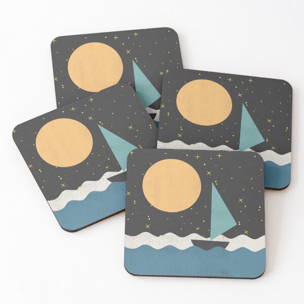 Item preview, Wanderlust, Longing for the Far Away, Boat on the Sea designed and sold by AlfabetDesign.