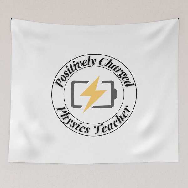 Item preview, Positively Charged Physics Teacher designed and sold by Profession-Co.
