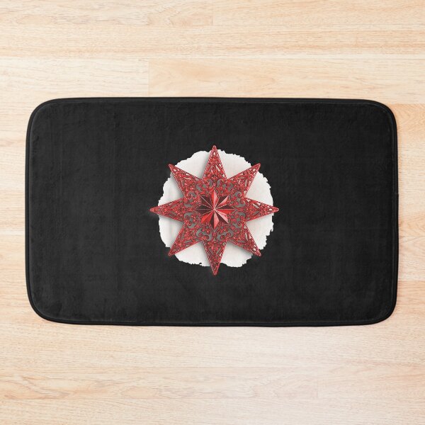 Item preview, Red Christmas Star Mandala Geometry Gaia Art Yoga Mantra designed and sold by virnmjan.