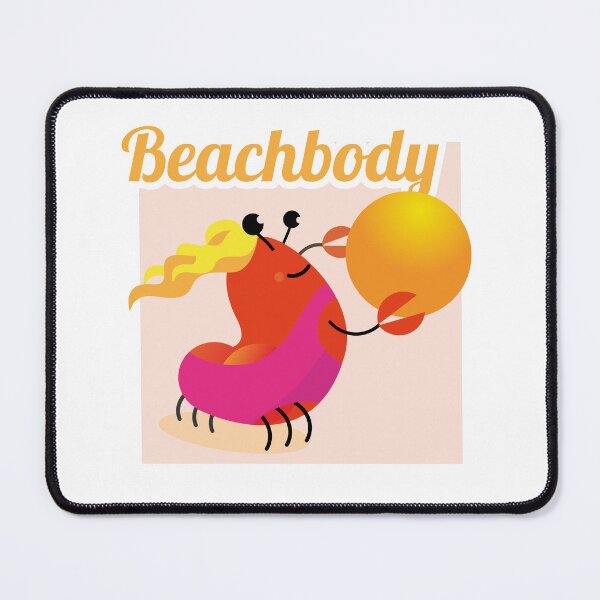 Item preview, Beachbody, crab in a bathing suit designed and sold by nadica.
