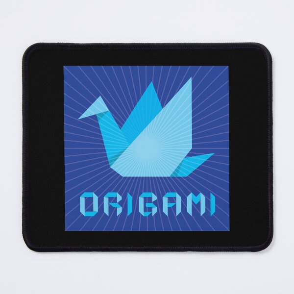 Item preview, Origami Crane Bird Blue designed and sold by STUDIO-72.