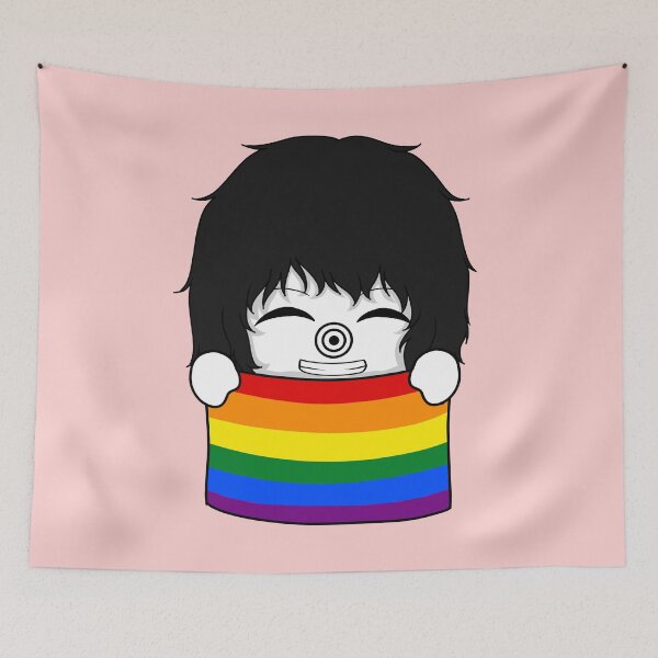 Item preview, creepypasta pride chibi laughing jack designed and sold by EveryCuteThings.