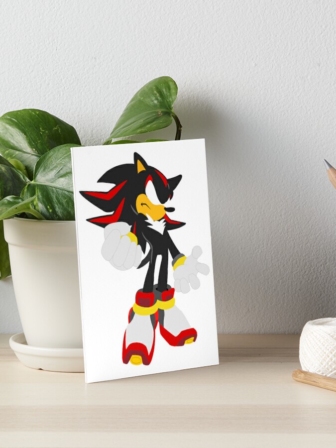 Shadow The Hedgehog Art Board Print for Sale by AndreanaWen