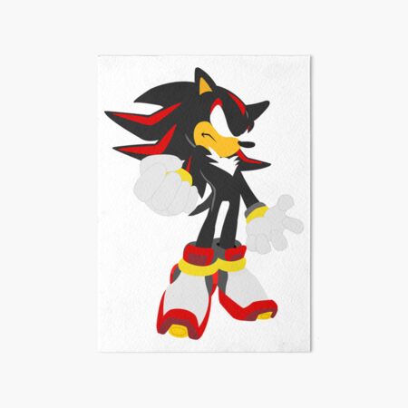 Shadow The Hedgehog Art Board Print for Sale by AndreanaWen