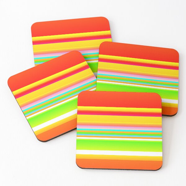 Item preview, Red and multicolor striped | Red and multicolor horizontal stripes designed and sold by lausn.