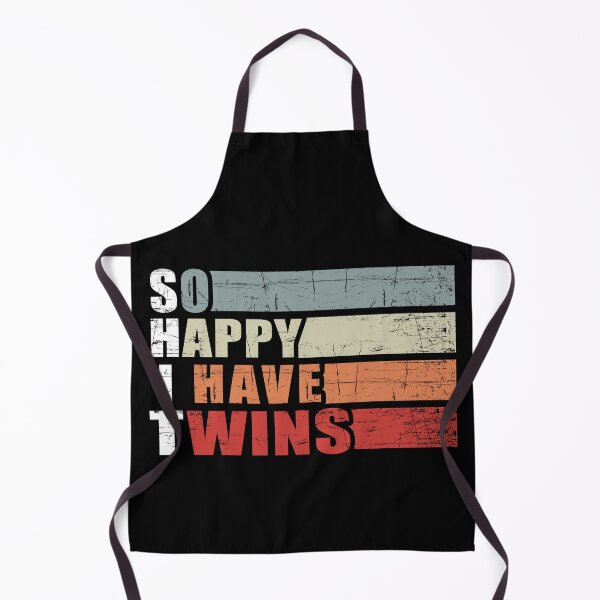 Item preview, Funny Pregnancy reveal quote So Happy I Have Twins designed and sold by Deborah-Jones.