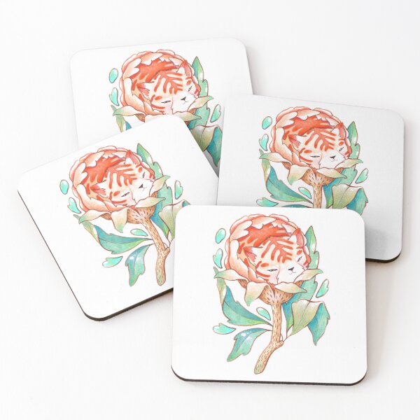 Item preview, Cats are born in flowers designed and sold by Émilie  Lienard.