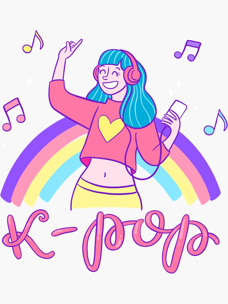 k-pop-music-girl-sticker-for-sale-by-quelhoffma-redbubble