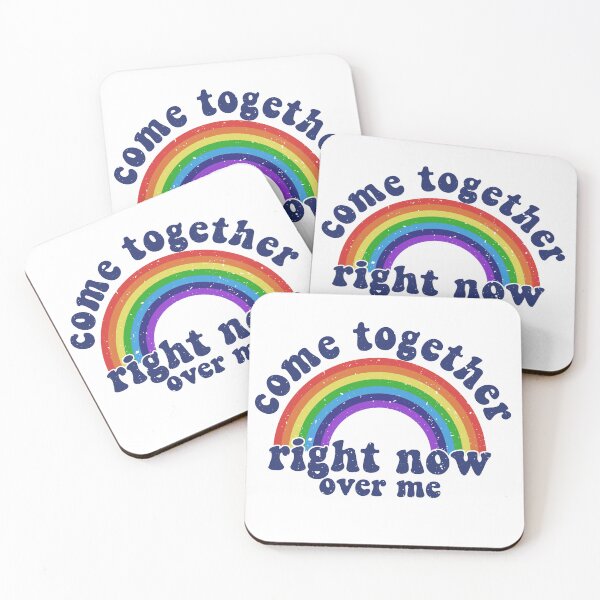 Item preview, Come Together Right Now Over Me Rainbow LGBT Pride Month designed and sold by Deborah-Jones.