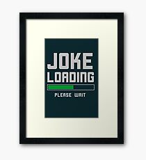Funny Stand Comedian Humor Framed Print