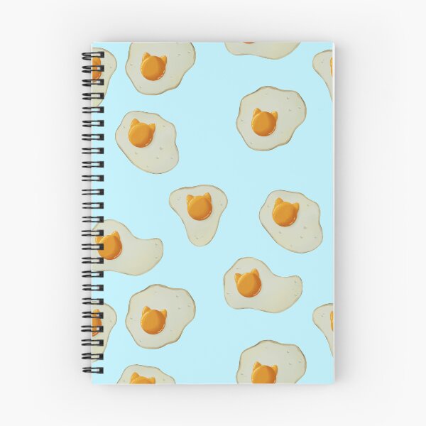 Item preview, Cat Fried Eggs Repeating Pattern designed and sold by PuffinBerry.