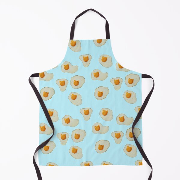 Item preview, Cat Fried Eggs Repeating Pattern designed and sold by PuffinBerry.