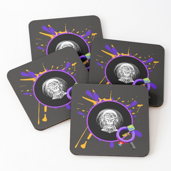 Aperçu de l'œuvre Recherche NFT violet orange créée et vendue par OMdesign10.