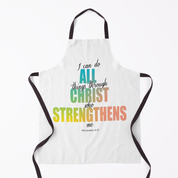 Item preview, I can do all things, Phillipians 4:13, on white designed and sold by AbideApparel.