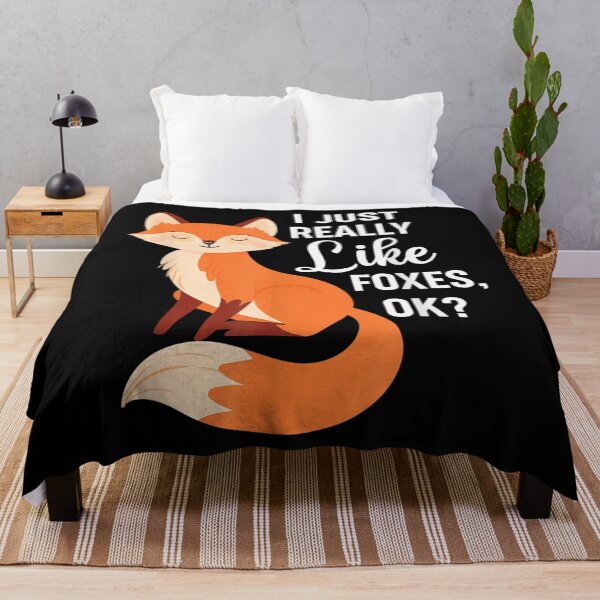 Item preview, I Just Really Like Foxes Ok Funny Cute designed and sold by GiselleShop.