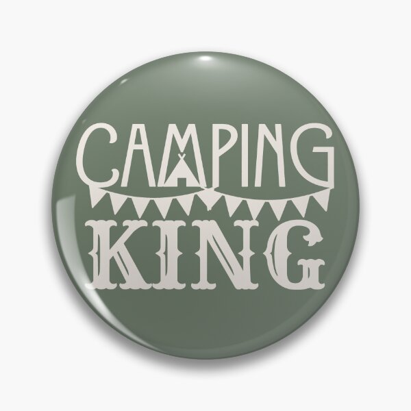 Item preview, Camping King Fun Camping Design designed and sold by TrulyEpoque.