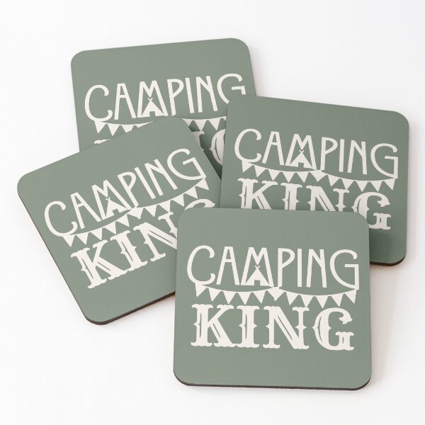 Item preview, Camping King Fun Camping Design designed and sold by TrulyEpoque.