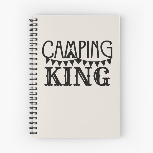 Item preview, Camping King Fun Black Text Camping Design designed and sold by TrulyEpoque.