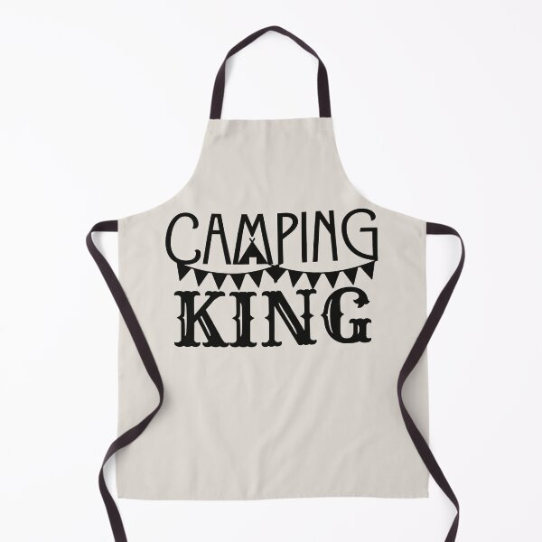 Item preview, Camping King Fun Black Text Camping Design designed and sold by TrulyEpoque.