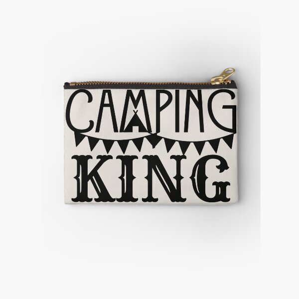 Item preview, Camping King Fun Black Text Camping Design designed and sold by TrulyEpoque.